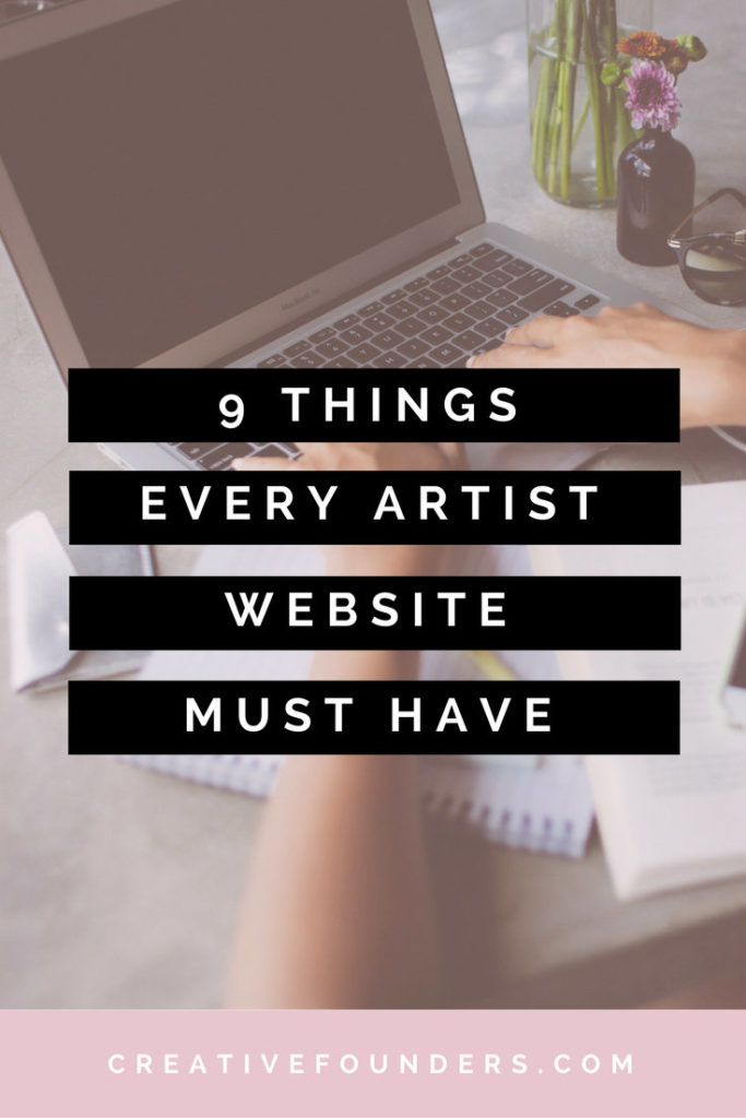 9 Things Every Artist Website Must Have. Art Marketing Tips.