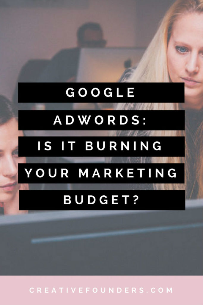Google Adwords: Is It Burning Up Your Marketing Budget. Online Marketing. Digital Marketing. Online Advertising.