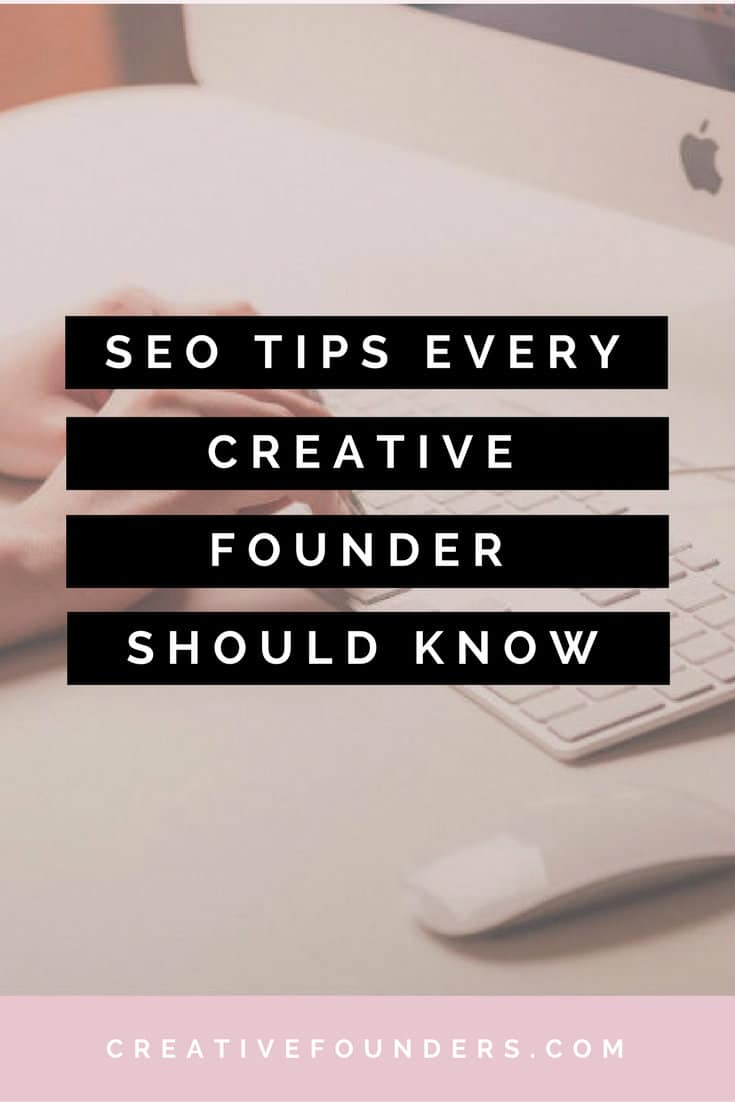 SEO tips every creative founder should know. Search engine optimisation hacks. SEO Tips. SEO for beginners