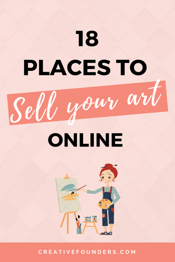 18 Places To Sell Your Art Online // Gifts Less ordinary // Saatch Art // Art Finder // Etsy // Hardtofind.com.au // Not On THe High Street