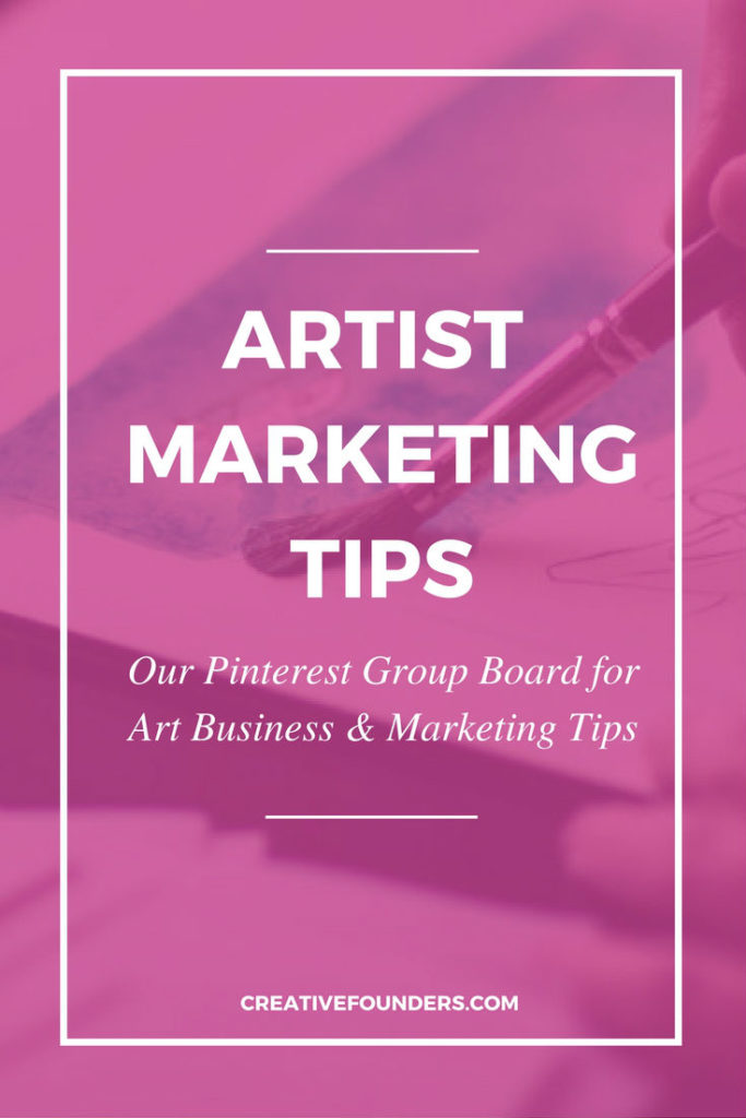 Artist Marketing Tips Pinterest