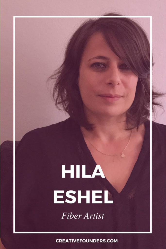 Hila Eshel Hili Studio Fiber artist