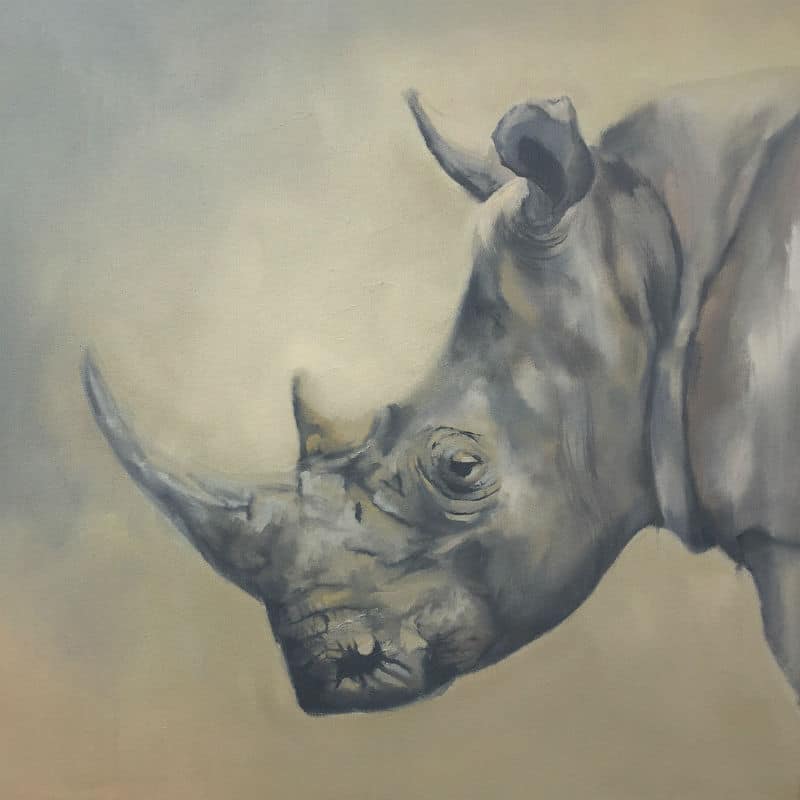 Joni-Leigh Doran - Rhino Painting