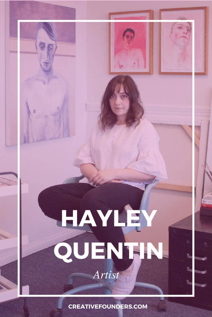 Hayley Quentin Artist Interview Pinterest