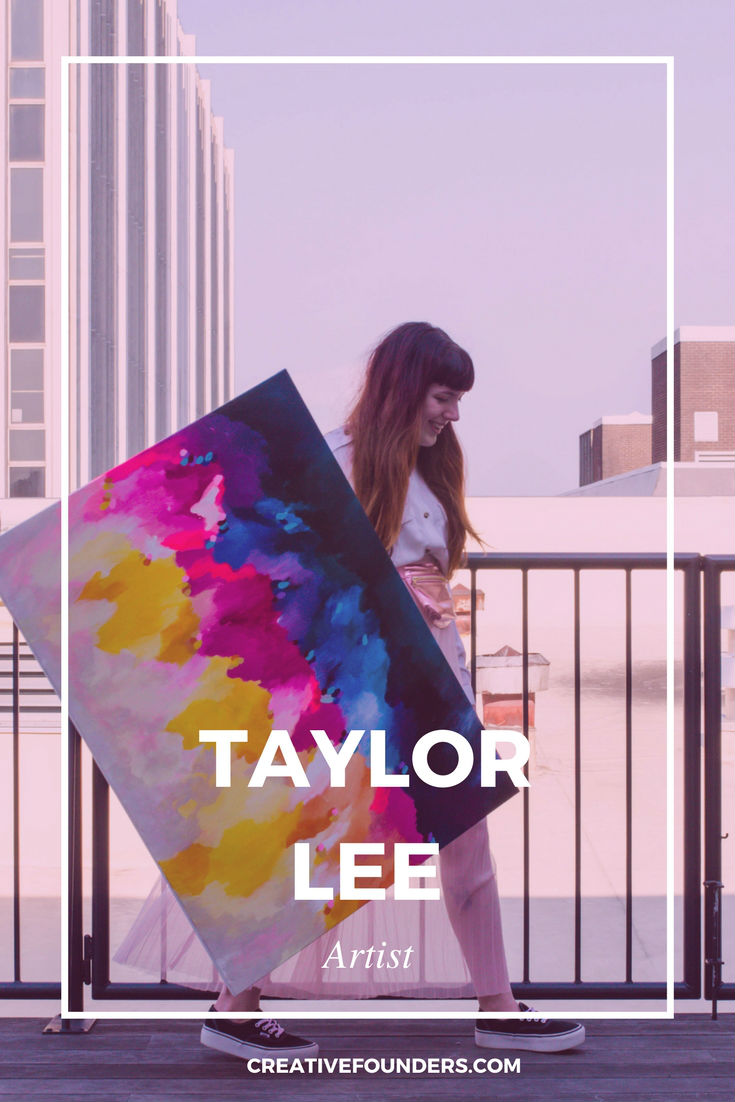Taylor Lee Artist Interview // Art business // Artist interview // Sell art online // Art marketing