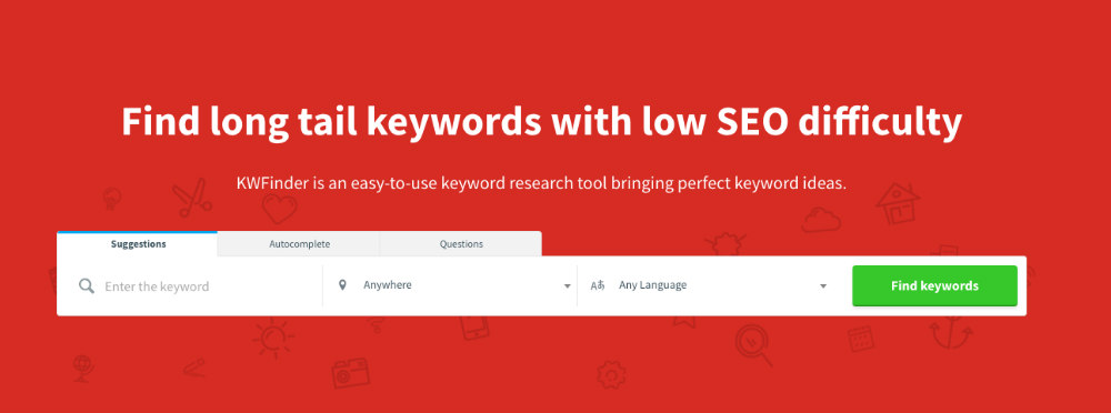 KWFinder SEO for Creative Businesses