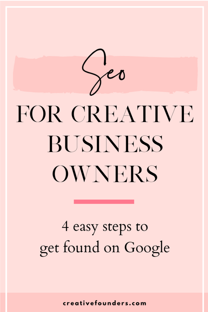 SEO for creative business owners